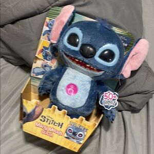 Blue and Pink Stuffed Animal Plush Toy